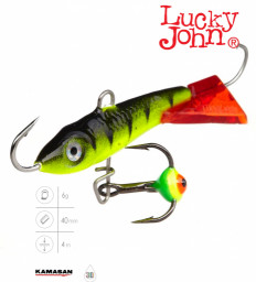 Балансир Lucky John CLASSIC 4 с тр. 40мм/31RT блистер