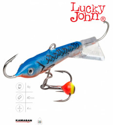 Балансир Lucky John CLASSIC 4 + тройн.40 мм/45H блистер