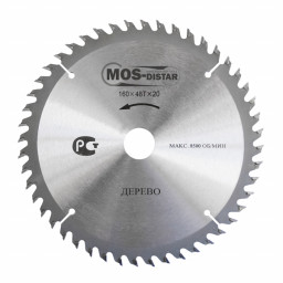 Диск пильный 165*48Т*20 дерево Стандарт MOS-DISTAR