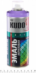Эмаль универсальная акриловая KUDO Satin RAL 4005 фиолетовая 520мл