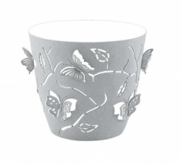 Горшок Butterflies со вставкой 1,4л серый шторм