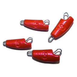 Груз-головки ПРОХОДИМЕЦ разборные красные 016г 5шт
