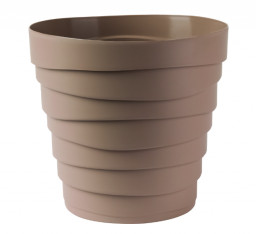 Кашпо Бархан пластиковый 2,25л фраппе