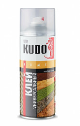 Клей аэрозольный универсальный 520 мл KUDO
