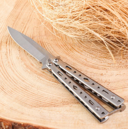 Нож-бабочка Аргус 17 см клинок 69 мм/1 мм серебристый