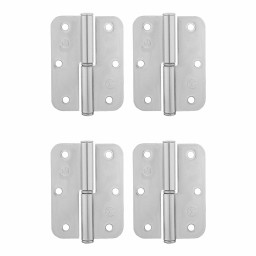 Петля накладная ПН1-85 левая цинк 4шт в упаковке Металлист