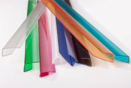 Профиль торцевой РU 8 мм L=2,1 м оранжевый