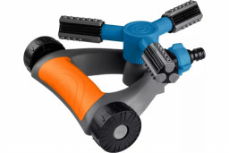 Распылитель PROLine RR-Pro 250 м2 полив на подставке с колёсиками 3 профессиональных сопла круговой