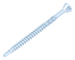 Шуруп 3,2*50 для полов и паркетов белый цинк
