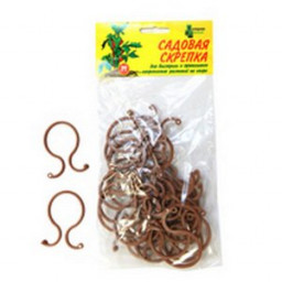 Скрепка садовая (Крепеж) для подвязки 30шт
