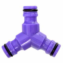 Тройник для разветвления или соединения штуцерный пластмассовый PALISAD